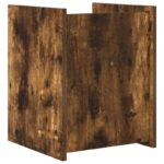 vidaXL Regál na časopisy Dymová dub 35 x 35 x 45 cm Kompozitné drevo – Obrázok 7