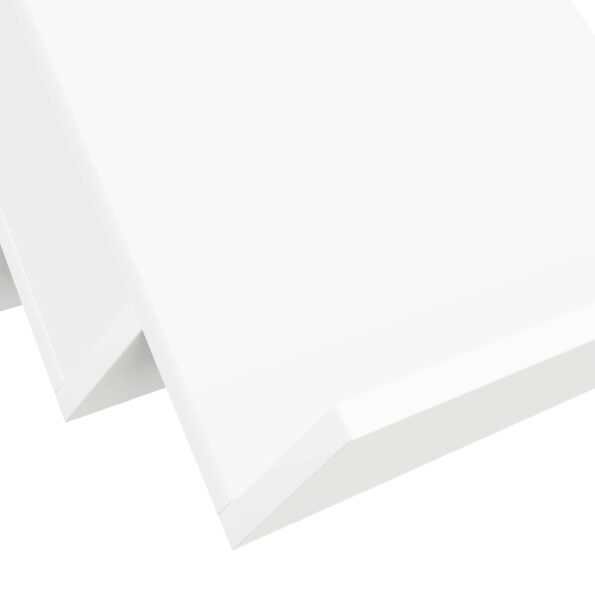 vidaXL Bočná skrinka Biela 57,5 x 40 x 42 cm Kompozitné drevo – Obrázok 8