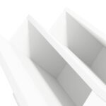 vidaXL Bočná skrinka Biela 57,5 x 40 x 42 cm Kompozitné drevo – Obrázok 9