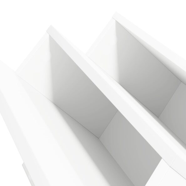 vidaXL Bočná skrinka Biela 57,5 x 40 x 42 cm Kompozitné drevo – Obrázok 9