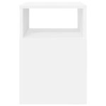 vidaXL Koncový stôl Biela 30,5 x 30 x 45 cm Kompozitné drevo – Obrázok 6