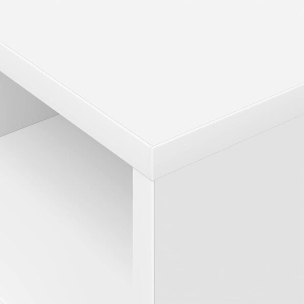 vidaXL Koncový stôl Biela 30,5 x 30 x 45 cm Kompozitné drevo – Obrázok 8