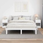 vidaXL Koncový stôl 2 pcs Biela 30,5 x 30 x 45 cm Kompozitné drevo – Obrázok 4