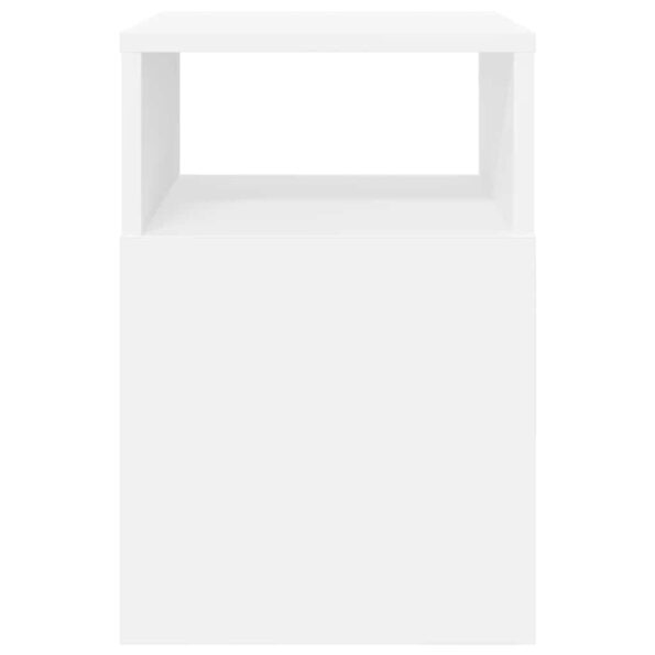 vidaXL Koncový stôl 2 pcs Biela 30,5 x 30 x 45 cm Kompozitné drevo – Obrázok 7