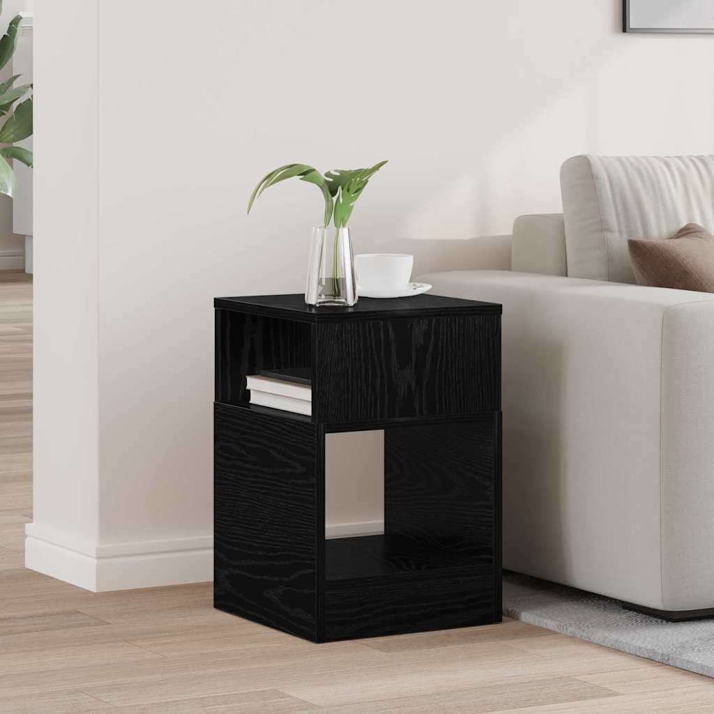 890898_1.jpg vidaXL Koncový stôl Čierny dub 30,5 x 30 x 45 cm Kompozitné drevo – Obrázok 1