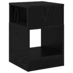 vidaXL Koncový stôl Čierny dub 30,5 x 30 x 45 cm Kompozitné drevo – Obrázok 2