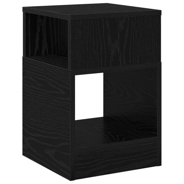 vidaXL Koncový stôl Čierny dub 30,5 x 30 x 45 cm Kompozitné drevo – Obrázok 2