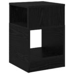 vidaXL Koncový stôl Čierny dub 30,5 x 30 x 45 cm Kompozitné drevo – Obrázok 7