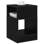 vidaXL Koncový stôl 2 pcs Čierny dub 30,5 x 30 x 45 cm – Obrázok 3