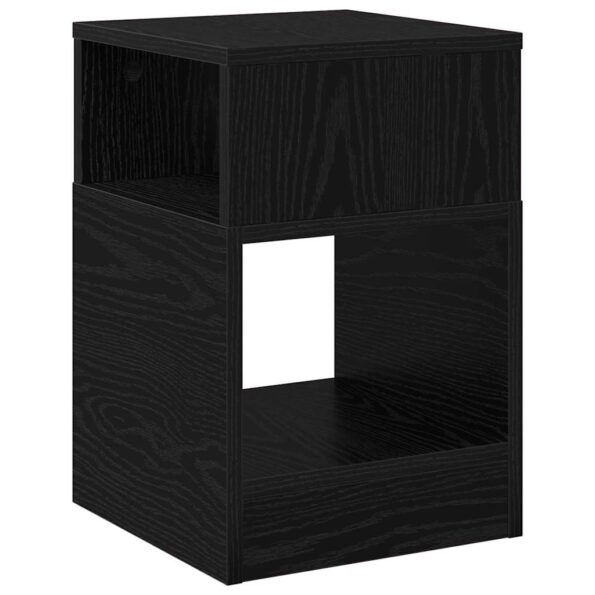 vidaXL Koncový stôl 2 pcs Čierny dub 30,5 x 30 x 45 cm – Obrázok 8