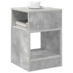 vidaXL Koncový stôl 2 pcs Betónová šedá 30,5 x 30 x 45 cm – Obrázok 3