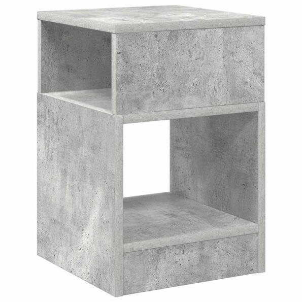 vidaXL Koncový stôl 2 pcs Betónová šedá 30,5 x 30 x 45 cm – Obrázok 8