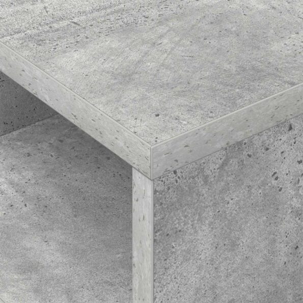 vidaXL Koncový stôl 2 pcs Betónová šedá 30,5 x 30 x 45 cm – Obrázok 9