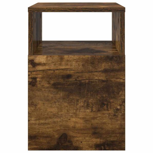 vidaXL Koncový stôl Dymová dub 30,5 x 30 x 45 cm Kompozitné drevo – Obrázok 6
