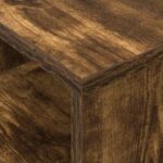 vidaXL Koncový stôl Dymová dub 30,5 x 30 x 45 cm Kompozitné drevo – Obrázok 8