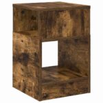 vidaXL Koncový stôl 2 pcs Dymová dub 30,5 x 30 x 45 cm – Obrázok 8