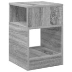 vidaXL Koncový stôl 2 pcs Sivý Sonoma 30,5 x 30 x 45 cm – Obrázok 8