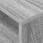 vidaXL Koncový stôl 2 pcs Sivý Sonoma 30,5 x 30 x 45 cm – Obrázok 9