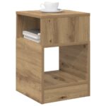 vidaXL Koncový stôl 2 pcs Remeselný dub 30,5 x 30 x 45 cm – Obrázok 3