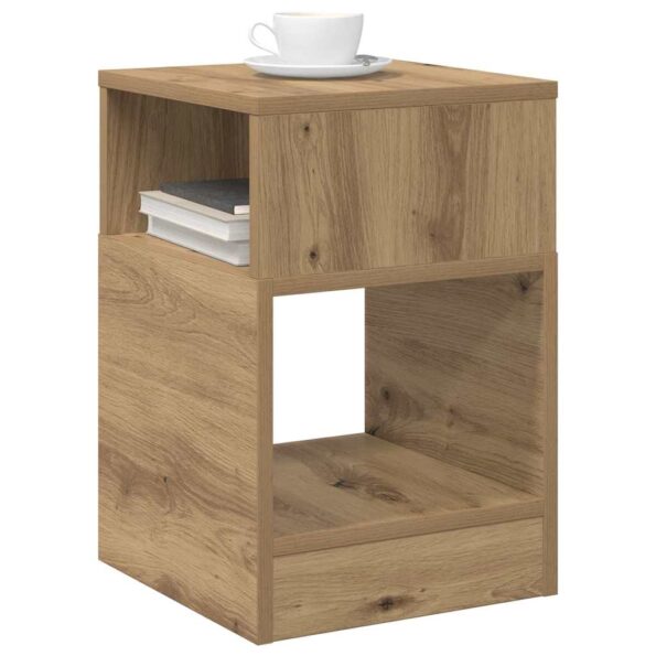 vidaXL Koncový stôl 2 pcs Remeselný dub 30,5 x 30 x 45 cm – Obrázok 3