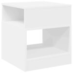 vidaXL Koncový stôl 2 pcs Biela 40,5 x 40 x 45 cm Kompozitné drevo – Obrázok 5