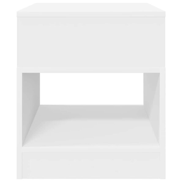 vidaXL Koncový stôl 2 pcs Biela 40,5 x 40 x 45 cm Kompozitné drevo – Obrázok 6