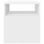 vidaXL Koncový stôl 2 pcs Biela 40,5 x 40 x 45 cm Kompozitné drevo – Obrázok 7