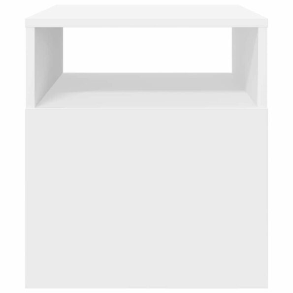 vidaXL Koncový stôl 2 pcs Biela 40,5 x 40 x 45 cm Kompozitné drevo – Obrázok 7
