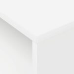 vidaXL Koncový stôl 2 pcs Biela 40,5 x 40 x 45 cm Kompozitné drevo – Obrázok 9