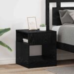 vidaXL Koncový stôl 2 pcs Čierny dub 40,5 x 40 x 45 cm