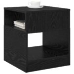 vidaXL Koncový stôl 2 pcs Čierny dub 40,5 x 40 x 45 cm – Obrázok 3