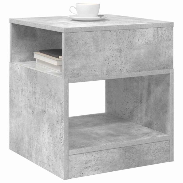 vidaXL Koncový stôl 2 pcs Betónová šedá 40,5 x 40 x 45 cm – Obrázok 3