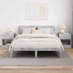 vidaXL Koncový stôl 2 pcs Betónová šedá 40,5 x 40 x 45 cm – Obrázok 4