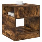 vidaXL Koncový stôl 2 pcs Dymová dub 40,5 x 40 x 45 cm – Obrázok 3