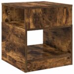 vidaXL Koncový stôl 2 pcs Dymová dub 40,5 x 40 x 45 cm – Obrázok 5