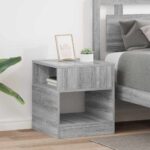 vidaXL Koncový stôl 2 pcs Sivý Sonoma 40,5 x 40 x 45 cm