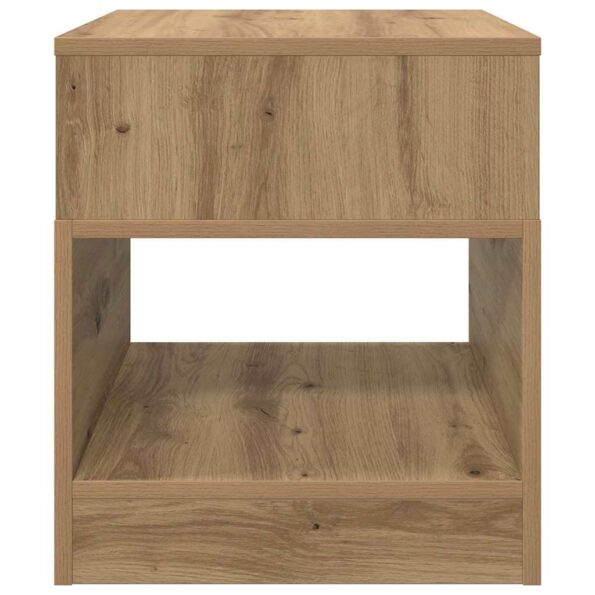 vidaXL Koncový stôl Remeselný dub 40,5 x 40 x 45 cm Kompozitné drevo – Obrázok 5