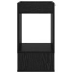 vidaXL Koncový stôl Čierny dub 30 x 30 x 56 cm Kompozitné drevo – Obrázok 5