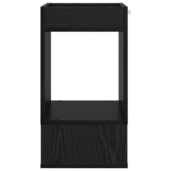 vidaXL Koncový stôl Čierny dub 30 x 30 x 56 cm Kompozitné drevo – Obrázok 5