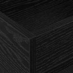 vidaXL Koncový stôl Čierny dub 30 x 30 x 56 cm Kompozitné drevo – Obrázok 8