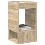 vidaXL Koncový stôl Sonoma dub 30 x 30 x 56 cm Kompozitné drevo – Obrázok 3