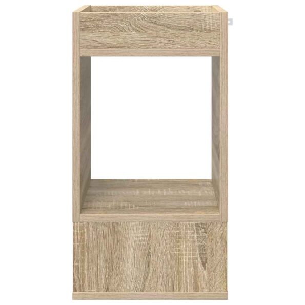 vidaXL Koncový stôl Sonoma dub 30 x 30 x 56 cm Kompozitné drevo – Obrázok 5