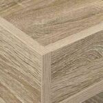 vidaXL Koncový stôl Sonoma dub 30 x 30 x 56 cm Kompozitné drevo – Obrázok 8