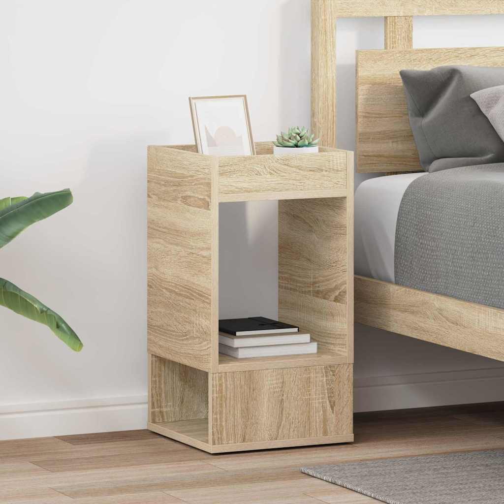 890933_1.jpg vidaXL Koncový stôl 2 pcs Sonoma dub 30 x 30 x 56 cm Kompozitné drevo – Obrázok 1
