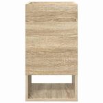 vidaXL Koncový stôl 2 pcs Sonoma dub 30 x 30 x 56 cm Kompozitné drevo – Obrázok 7