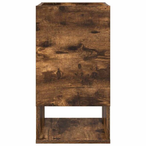 vidaXL Koncový stôl Dymová dub 30 x 30 x 56 cm Kompozitné drevo – Obrázok 6
