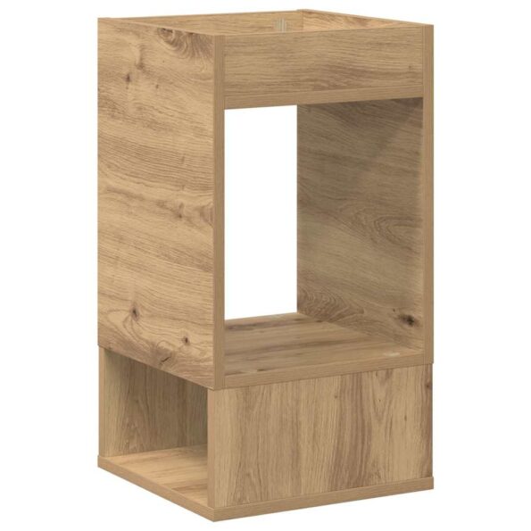 vidaXL Koncový stôl 2 pcs Remeselný dub 30 x 30 x 56 cm – Obrázok 5