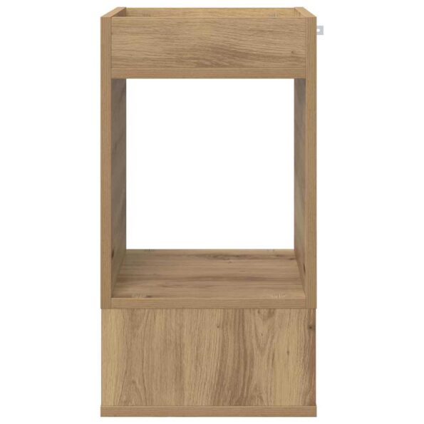 vidaXL Koncový stôl 2 pcs Remeselný dub 30 x 30 x 56 cm – Obrázok 6