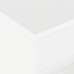 vidaXL Koncový stôl Biela 40 x 40 x 56 cm Kompozitné drevo – Obrázok 8