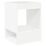 vidaXL Koncový stôl 2 pcs Biela 40 x 40 x 56 cm Kompozitné drevo – Obrázok 5